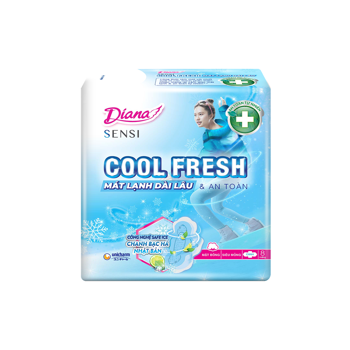 Diana cool fresh mỏng có cánh